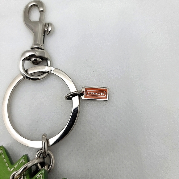 *Very Rare* Coach Comic Book Leather Keychain Bag Charm - Picture 2 of 15